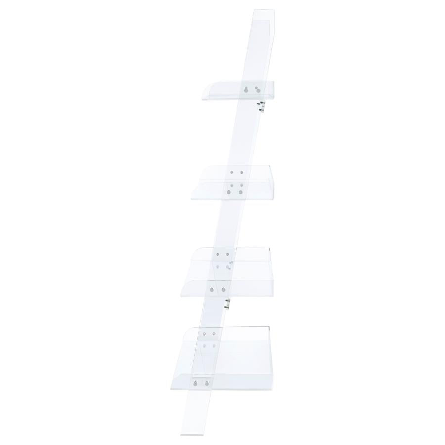 Amaturo Clear Bookcase - furniture place usa