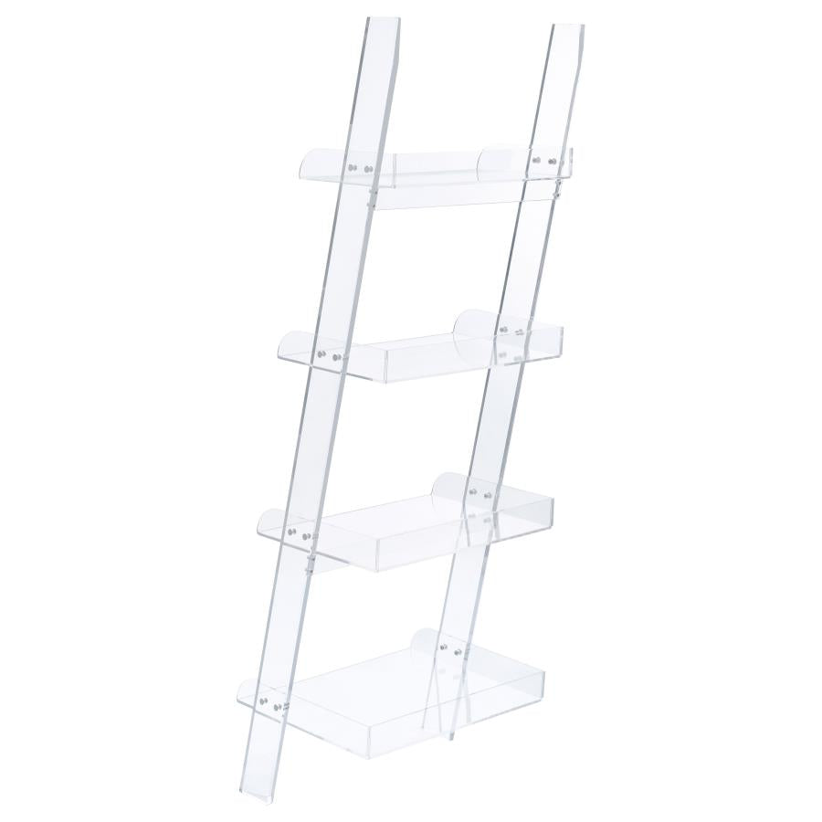 Amaturo Clear Bookcase - furniture place usa