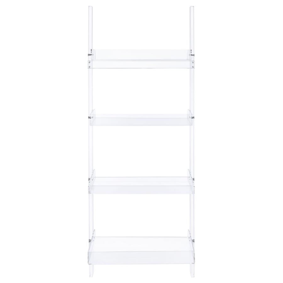 Amaturo Clear Bookcase - furniture place usa