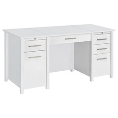 Dylan White Lift Top Computer Desk - furniture place usa