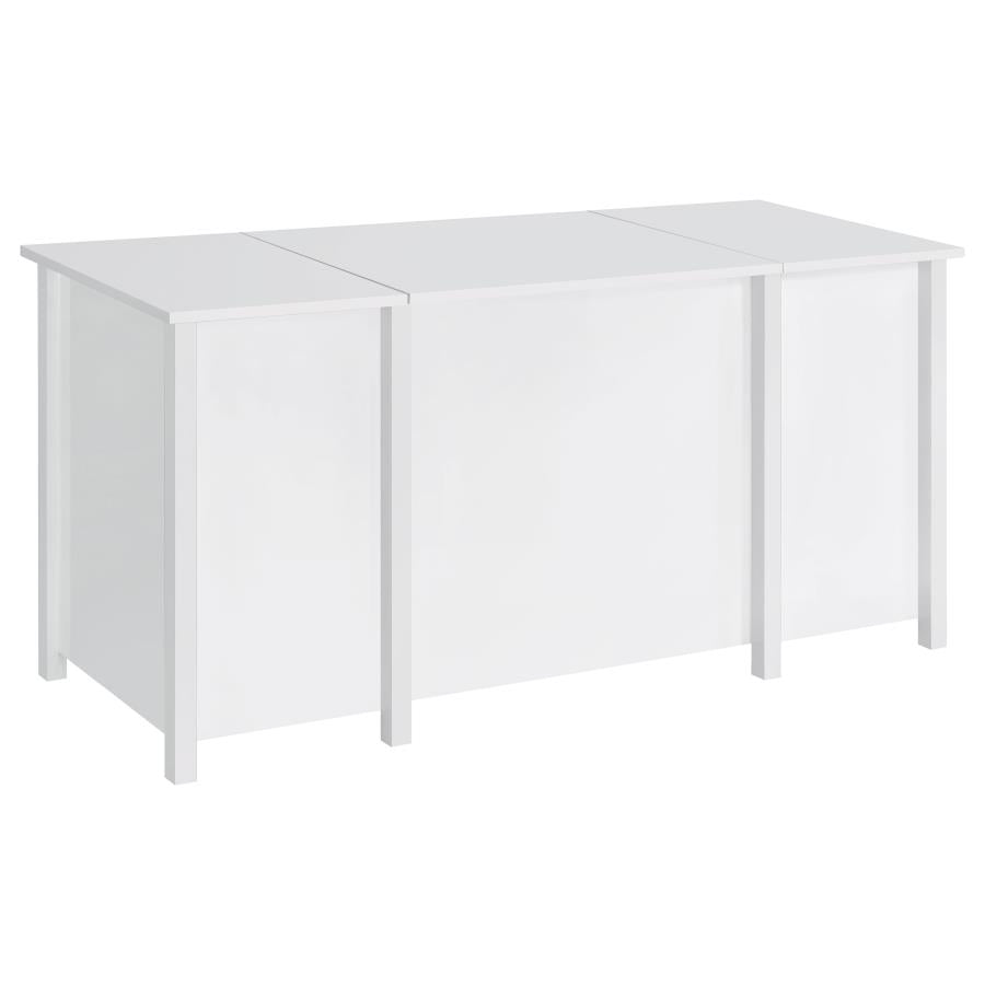 Dylan White Lift Top Computer Desk - furniture place usa