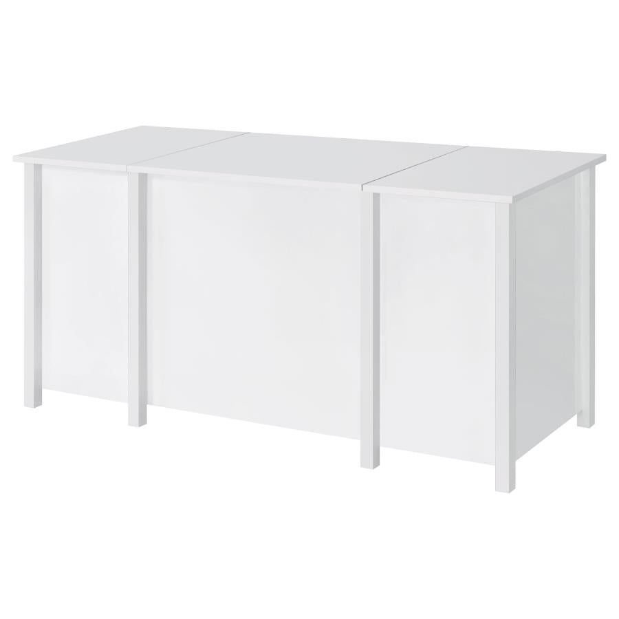 Dylan White Lift Top Computer Desk - furniture place usa