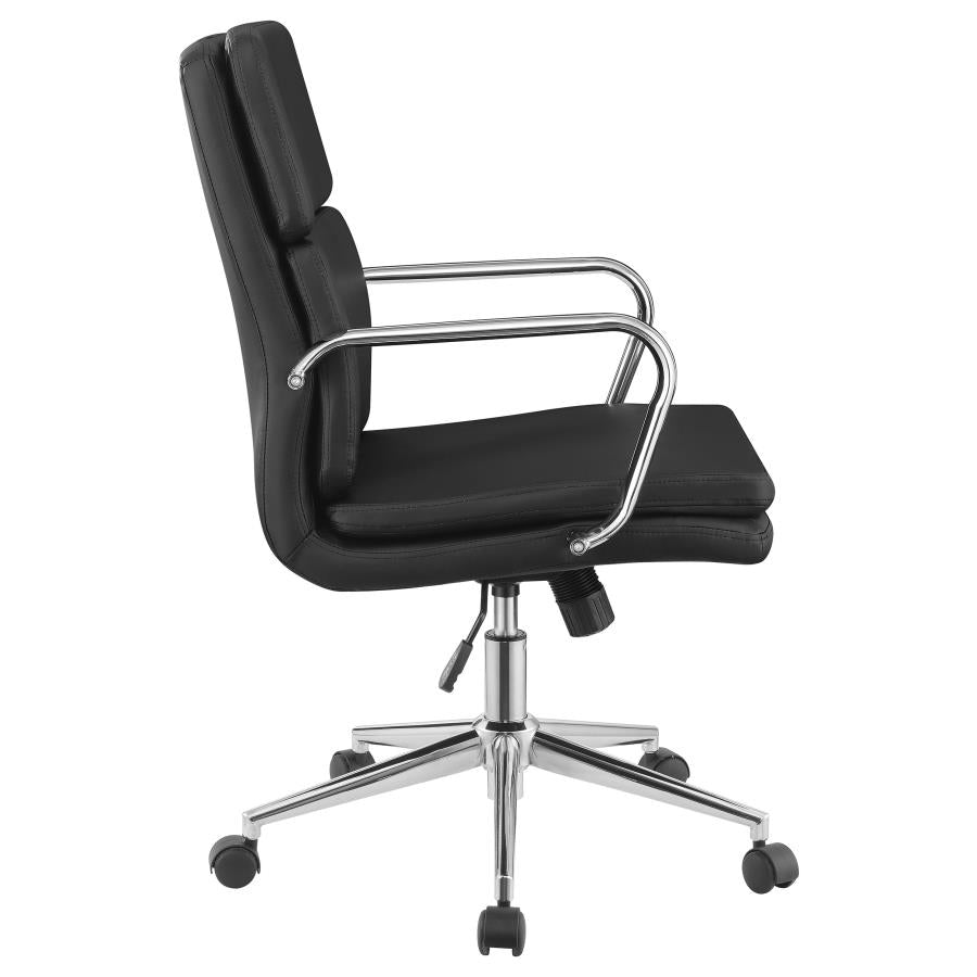 Ximena Black Office Chair - furniture place usa