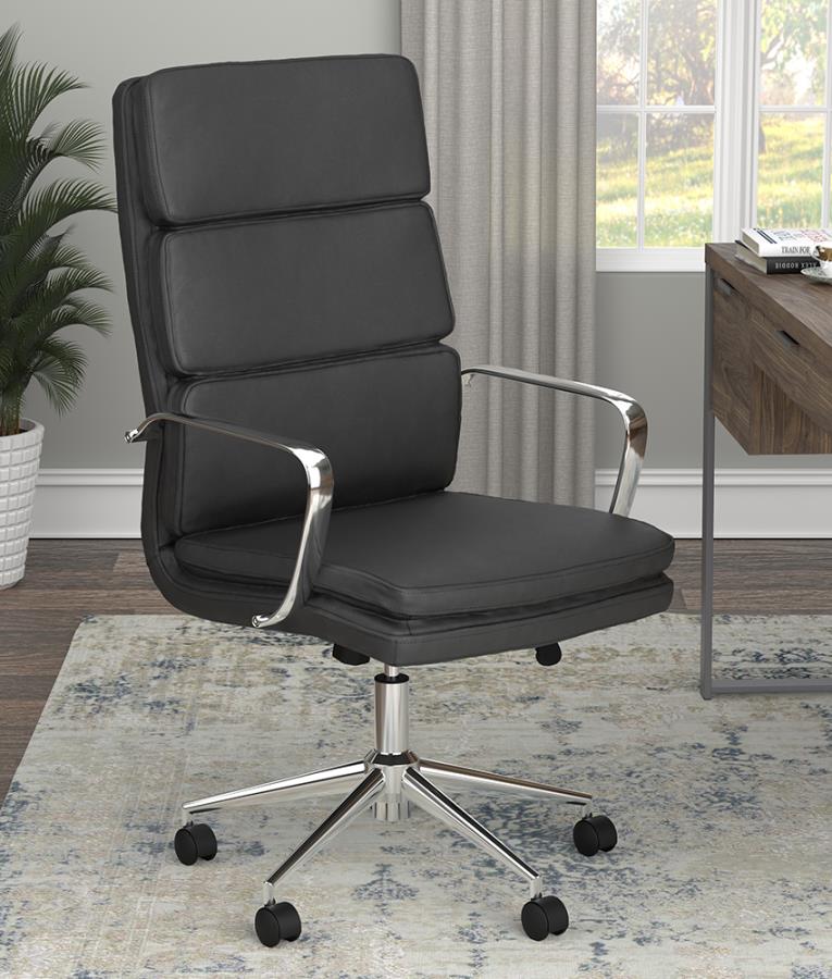 Ximena Black Office Chair - furniture place usa