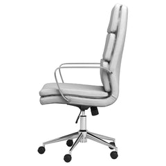 Ximena White Office Chair - furniture place usa