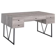 Analiese Grey Writing Desk - furniture place usa