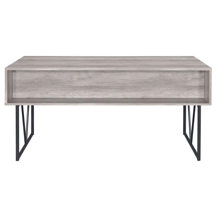 Analiese Grey Writing Desk - furniture place usa