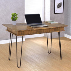 Sheeran Brown Writing Desk - furniture place usa