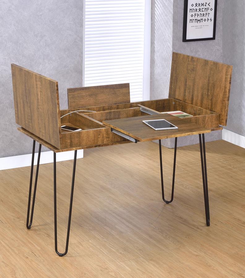 Sheeran Brown Writing Desk - furniture place usa