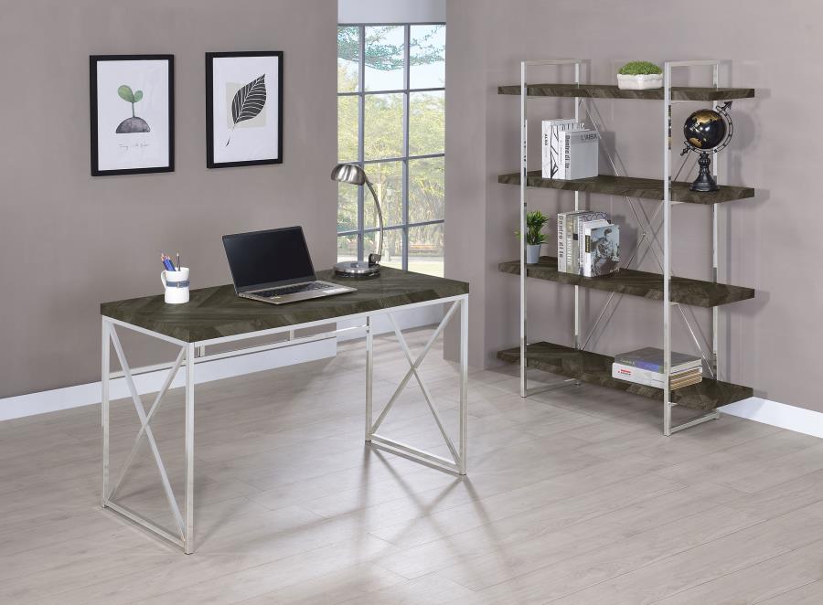 Grimma Grey Writing Desk - furniture place usa