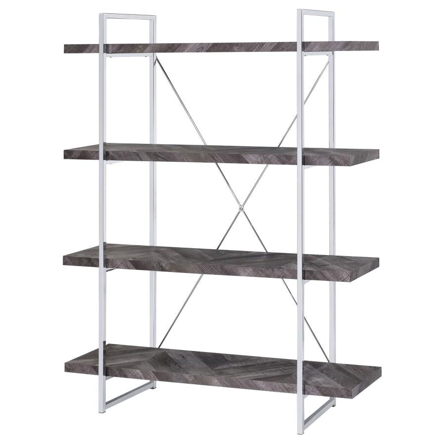 Grimma Grey Bookcase - furniture place usa