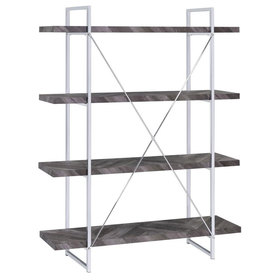 Grimma Grey Bookcase - furniture place usa