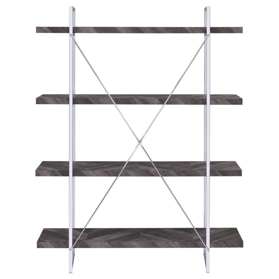 Grimma Grey Bookcase - furniture place usa