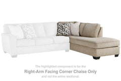 Decelle Right-Arm Facing Corner Chaise - furniture place usa