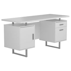 Lawtey White Computer Desk - furniture place usa