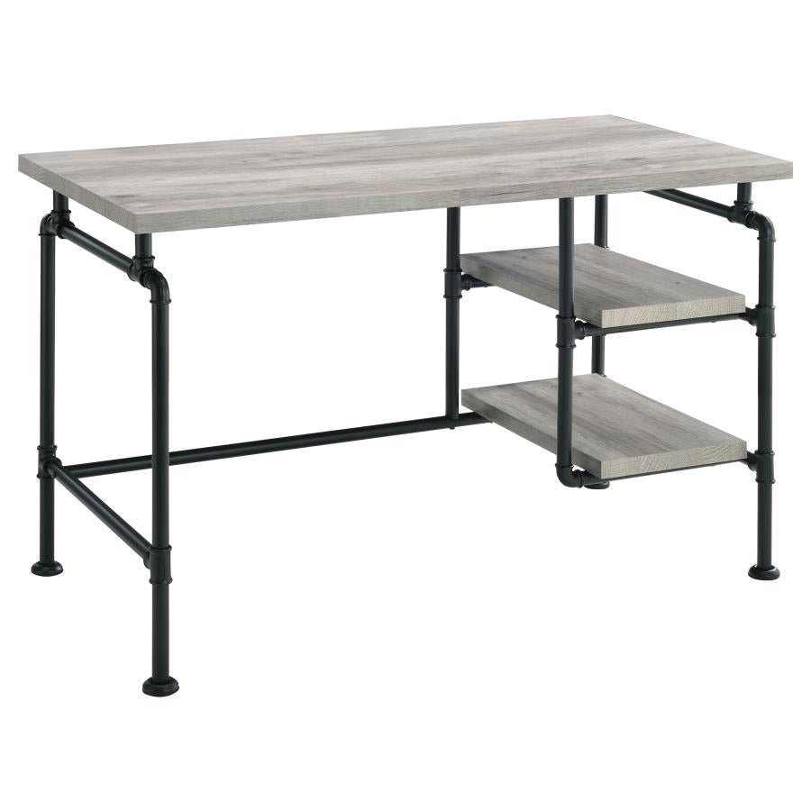 Delray Grey Writing Desk - furniture place usa