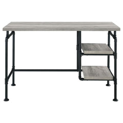 Delray Grey Writing Desk - furniture place usa