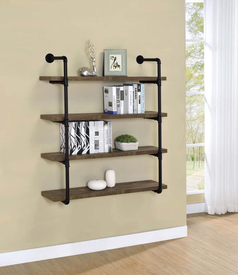 Elmcrest Brown 40"w Wall Shelf - furniture place usa