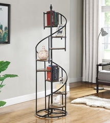 Roseglen Brown Bookcase - furniture place usa