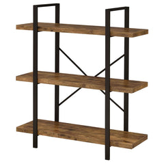 Cole Brown Bookcase - furniture place usa