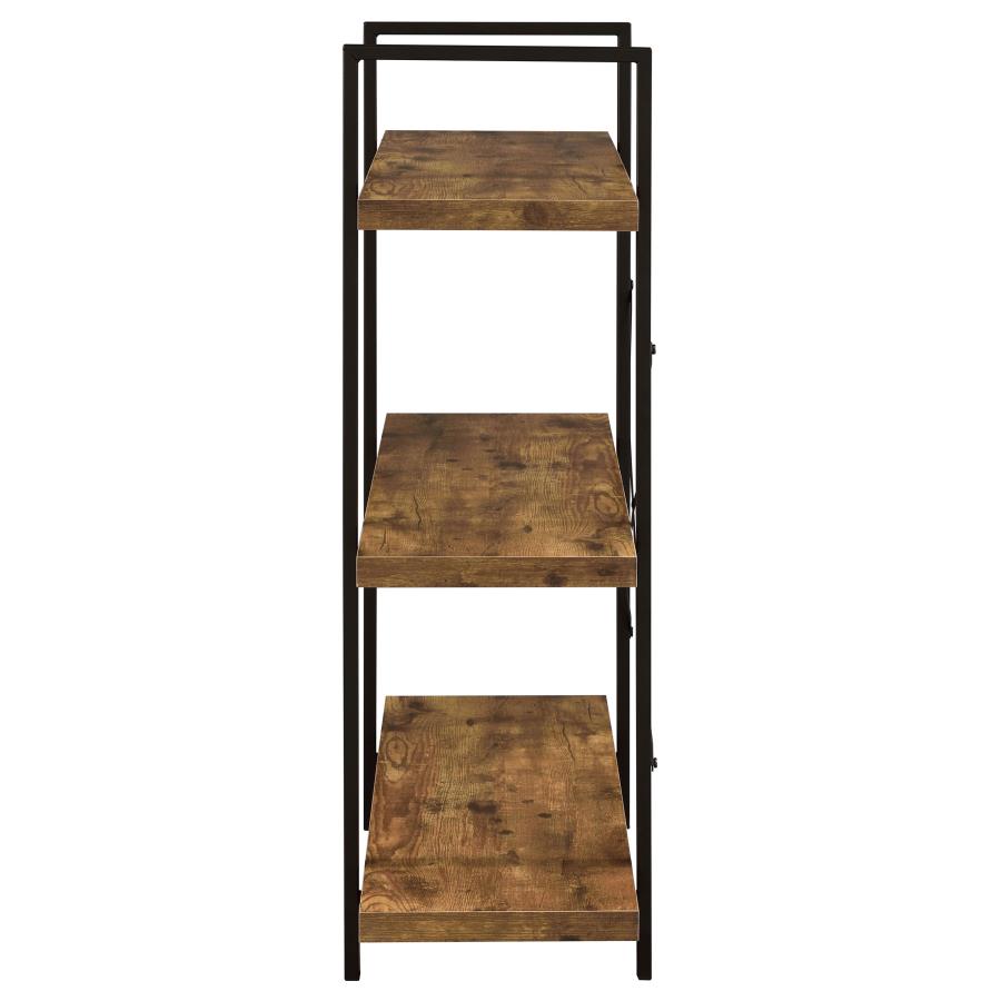 Cole Brown Bookcase - furniture place usa