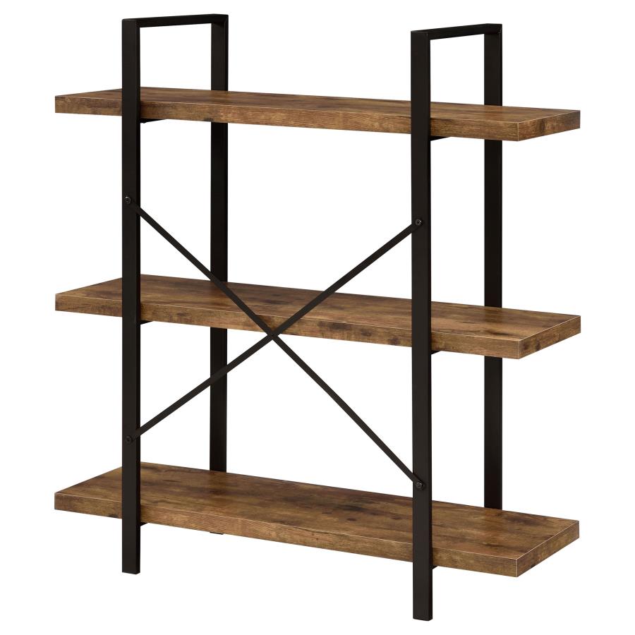 Cole Brown Bookcase - furniture place usa