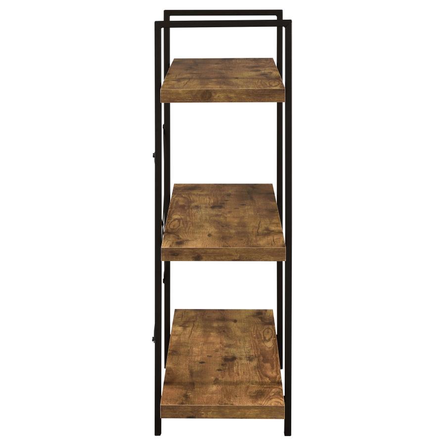 Cole Brown Bookcase - furniture place usa