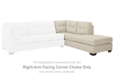 Falkirk Right-Arm Facing Corner Chaise - furniture place usa