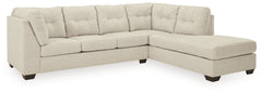 Falkirk 2-Piece Sectional with Ottoman - PKG011019 - furniture place usa