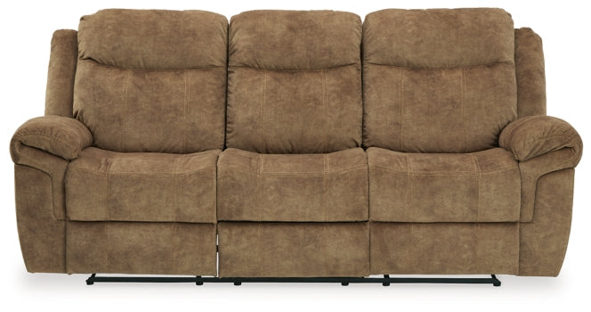 Huddle-Up Reclining Sofa with Drop Down Table - furniture place usa