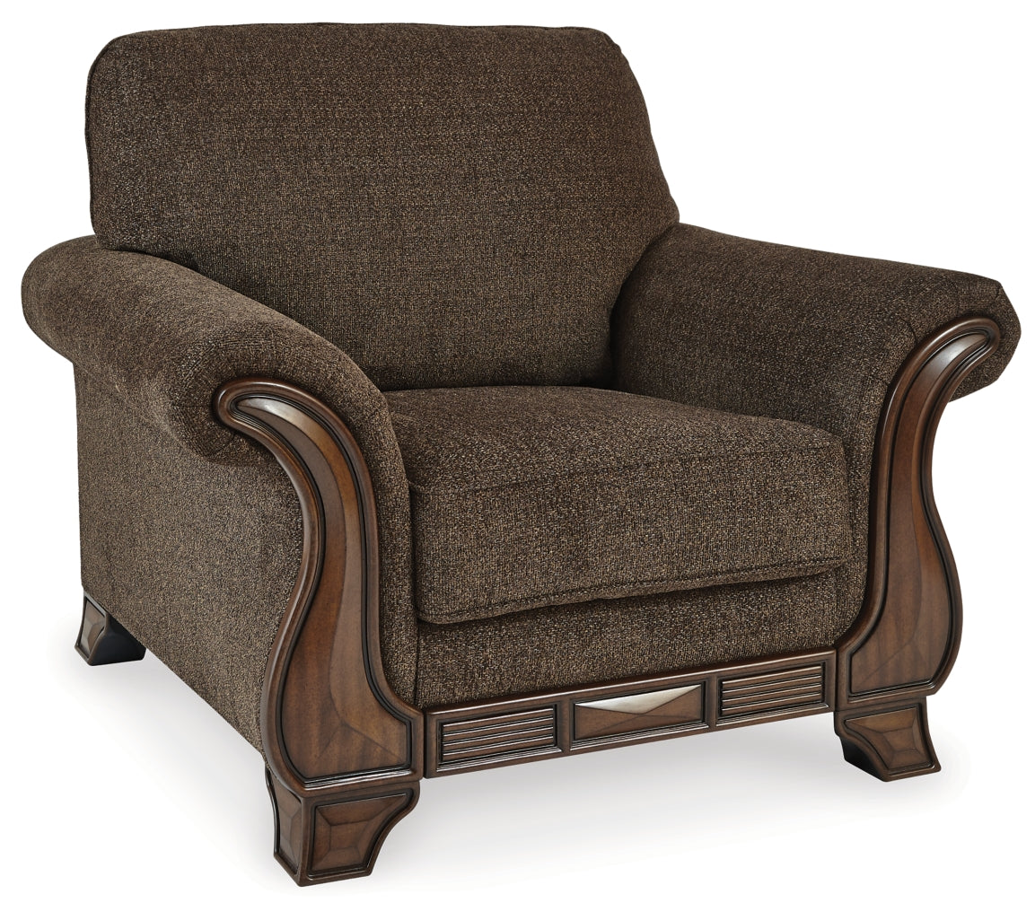 Miltonwood Chair and Ottoman - furniture place usa