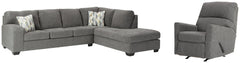 Dalhart 2-Piece Sectional with Recliner - PKG002361 - furniture place usa