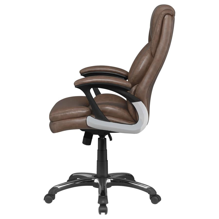 Nerris Brown Office Chair - furniture place usa