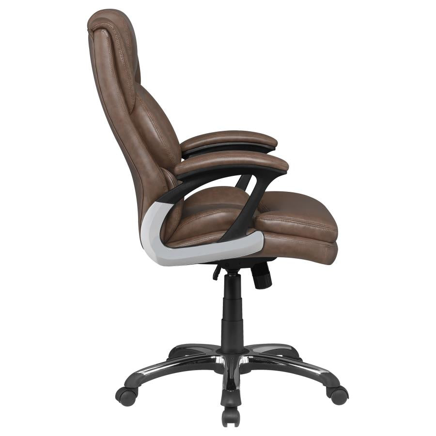 Nerris Brown Office Chair - furniture place usa