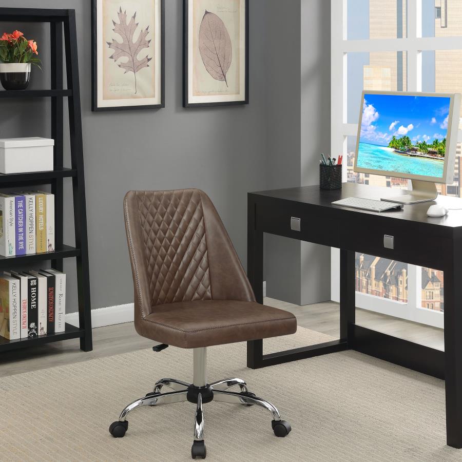 Althea Brown Office Chair - furniture place usa