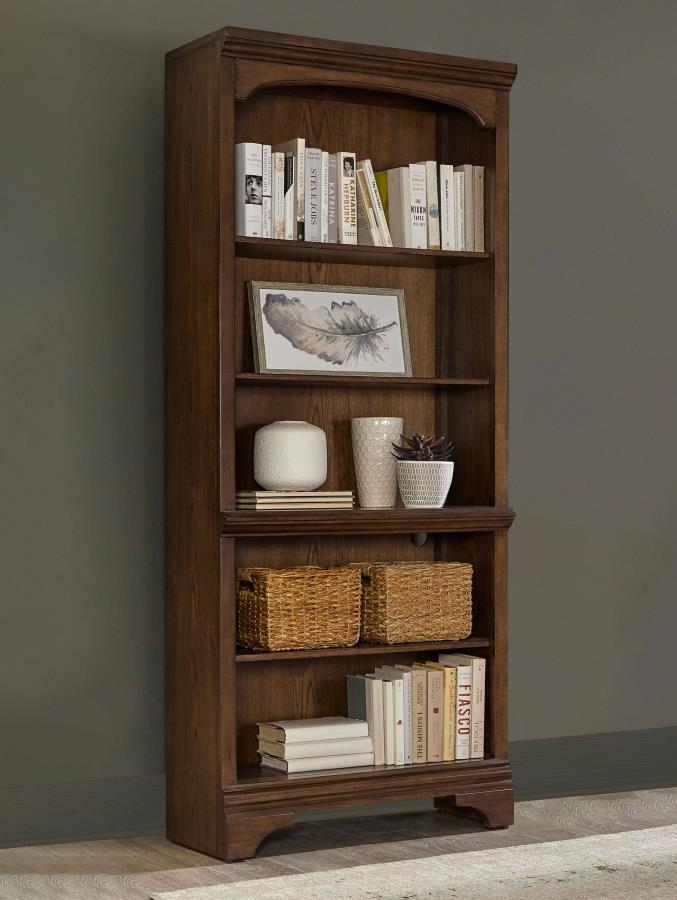 Hartshill Brown Bookcase - furniture place usa