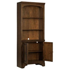 Hartshill Brown Cabinet Bookcase - furniture place usa