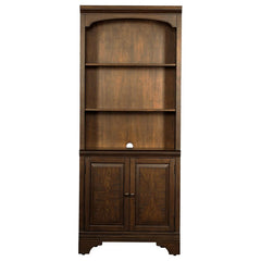 Hartshill Brown Cabinet Bookcase - furniture place usa