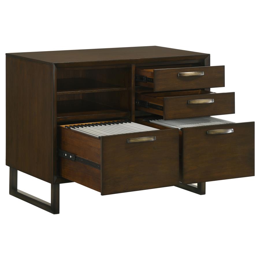 Marshall Brown File Cabinet - furniture place usa