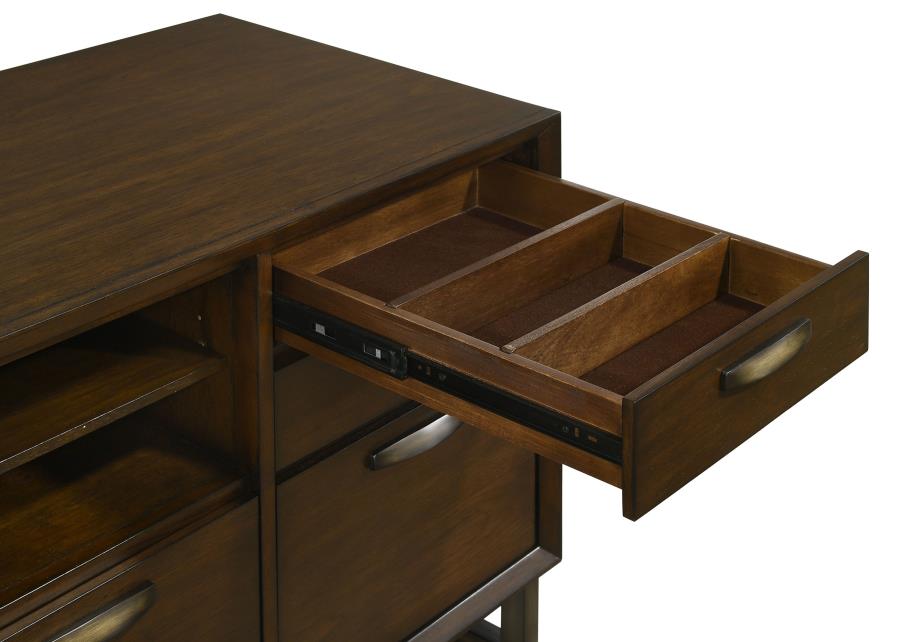 Marshall Brown File Cabinet - furniture place usa