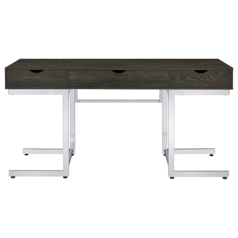 Noorvik Brown Writing Desk - furniture place usa