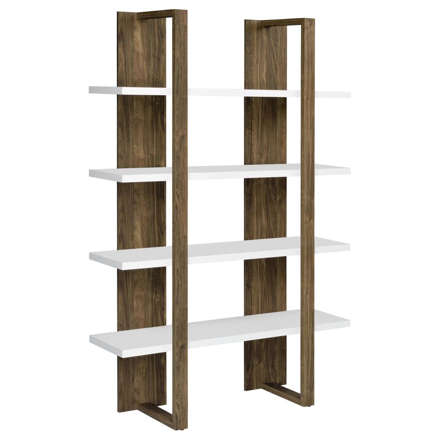 Danbrook Brown Bookcase - furniture place usa