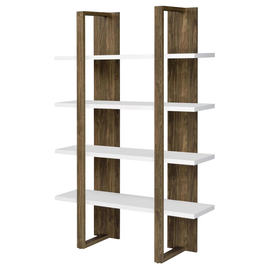 Danbrook Brown Bookcase - furniture place usa