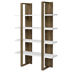 Danbrook Brown Bookcase - furniture place usa