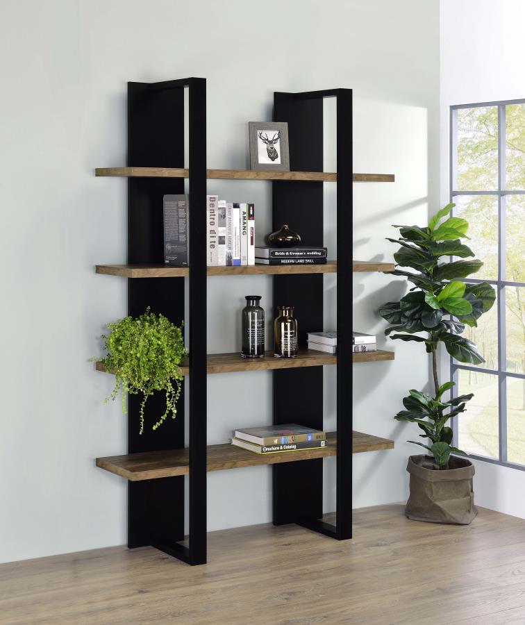 Danbrook Black Bookcase - furniture place usa