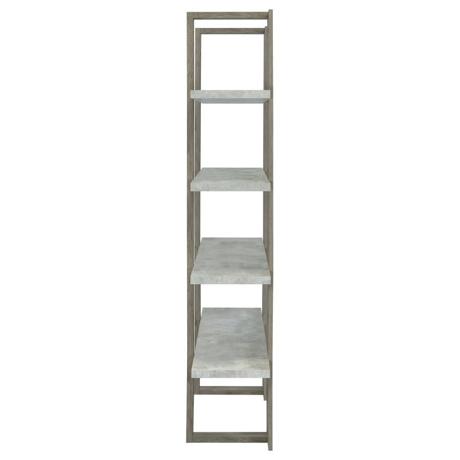 Danbrook Grey Bookcase - furniture place usa