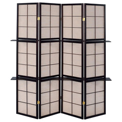 Iggy Brown 4 Panel Room Divider - furniture place usa