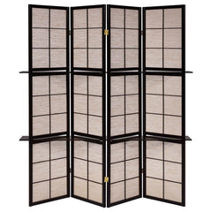 Iggy Brown 4 Panel Room Divider - furniture place usa