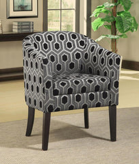 Jansen Grey Accent Chair - furniture place usa