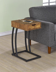 Troy Brown Side Table - furniture place usa